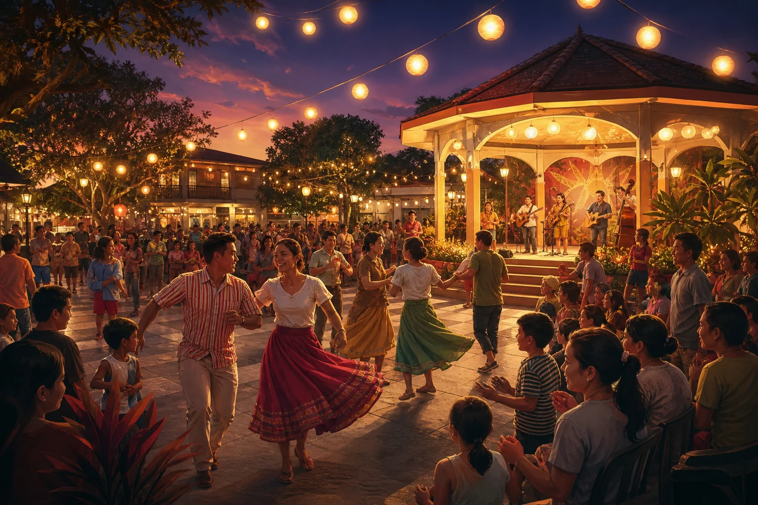 GASA Festival & Community Culture concept illustration